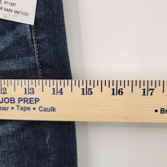 New Sneak Peek Women Blue Distressed High Rise Button Fly Skinny Jeans Size 25 - Picture 12 of 14